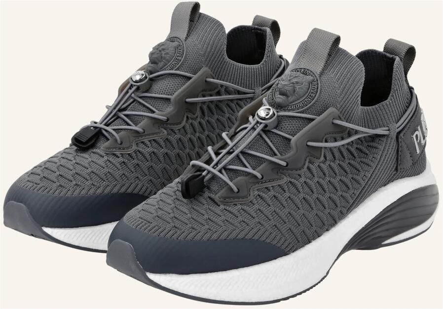 Plein Sport Sneakers laag donkergrijs - Foto 4