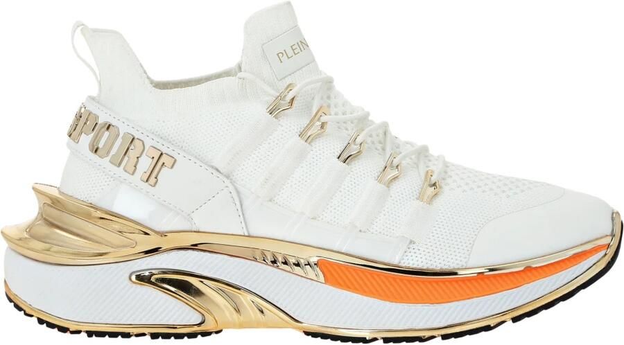 Plein Sport Sneakers laag 'Chrome Surfer' goud wit