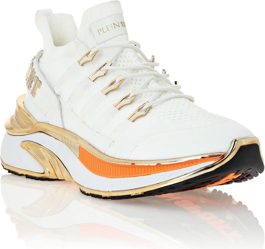 Plein Sport Sneakers laag 'Chrome Surfer' goud wit - Foto 2