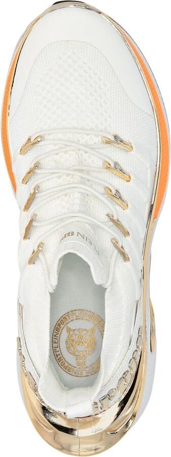 Plein Sport Sneakers laag 'Chrome Surfer' goud wit - Foto 6