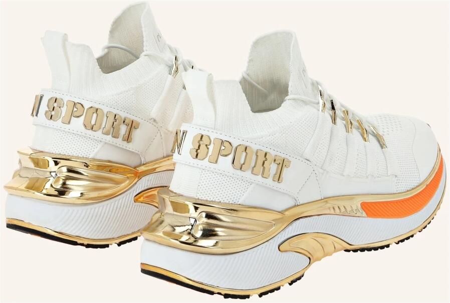 Plein Sport Sneakers laag 'Chrome Surfer' goud wit - Foto 3