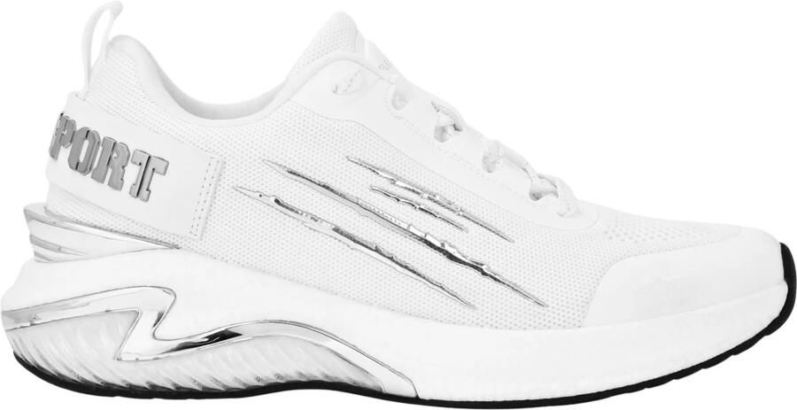 Plein Sport Sneakers laag zilver wit