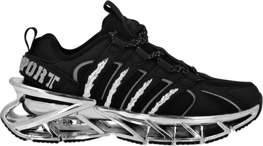 Plein Sport Sneakers laag zwart zilver