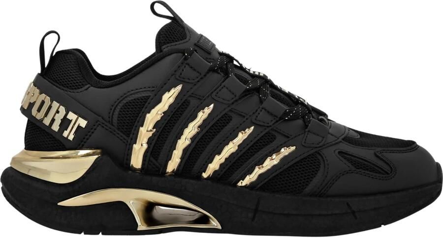 Plein Sport Sneakers laag goud zwart