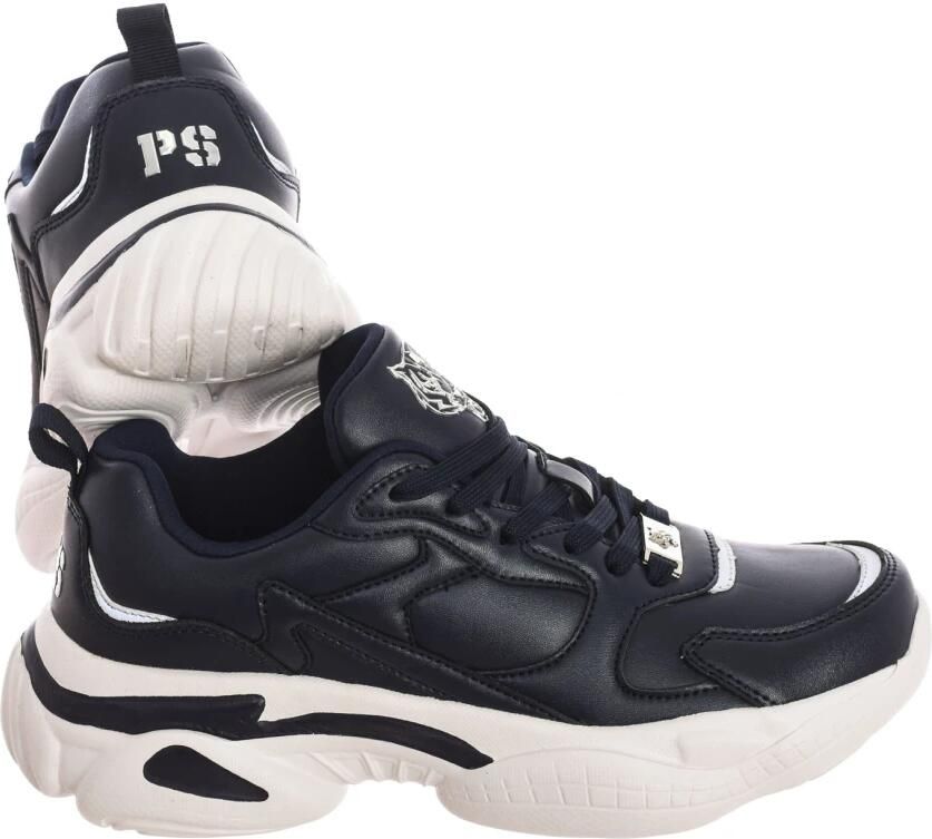 Plein Sport Heren Sneakers met Ronde Neus Blue