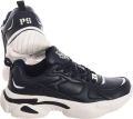 Plein Sport Heren Sneakers met Ronde Neus Blue - Zwart