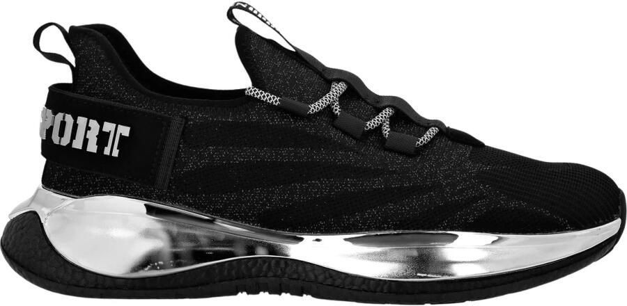 Plein Sport Sneakers laag ' The Iron Tiger Gen.x.02 ' zwart
