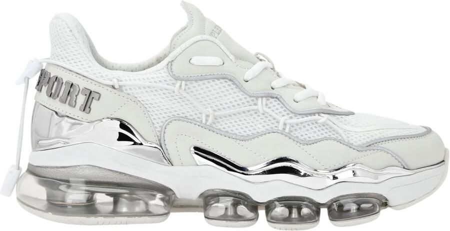 Plein Sport Sneakers laag zilver wit