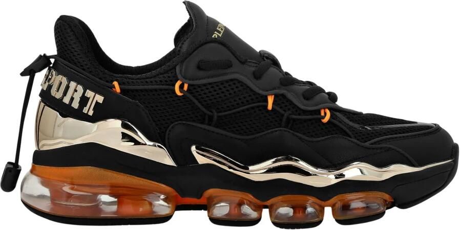 Plein Sport Sneakers laag goud zwart