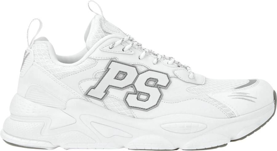 Plein Sport Sneakers laag 'Tiger' grijs wit