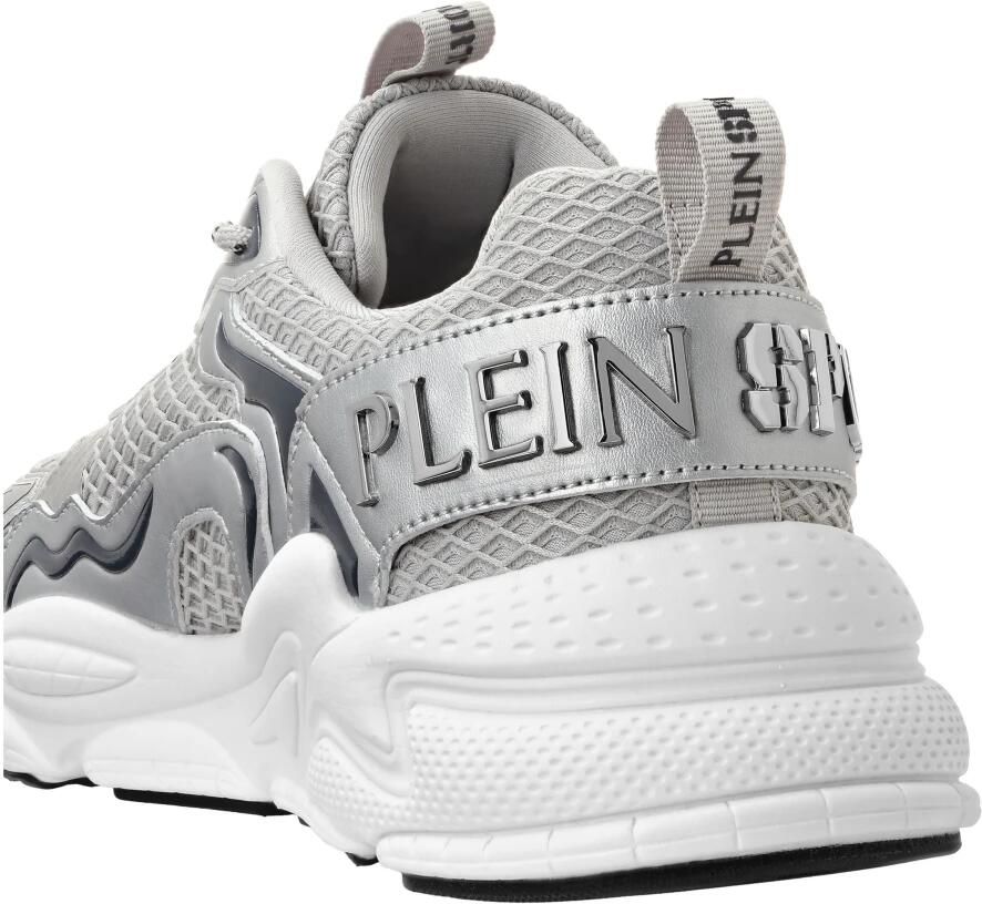 Plein Sport Sneakers laag zilver - Foto 4