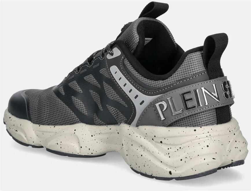 Plein Sport Sneakers laag 'Scratch' grijs lichtgrijs