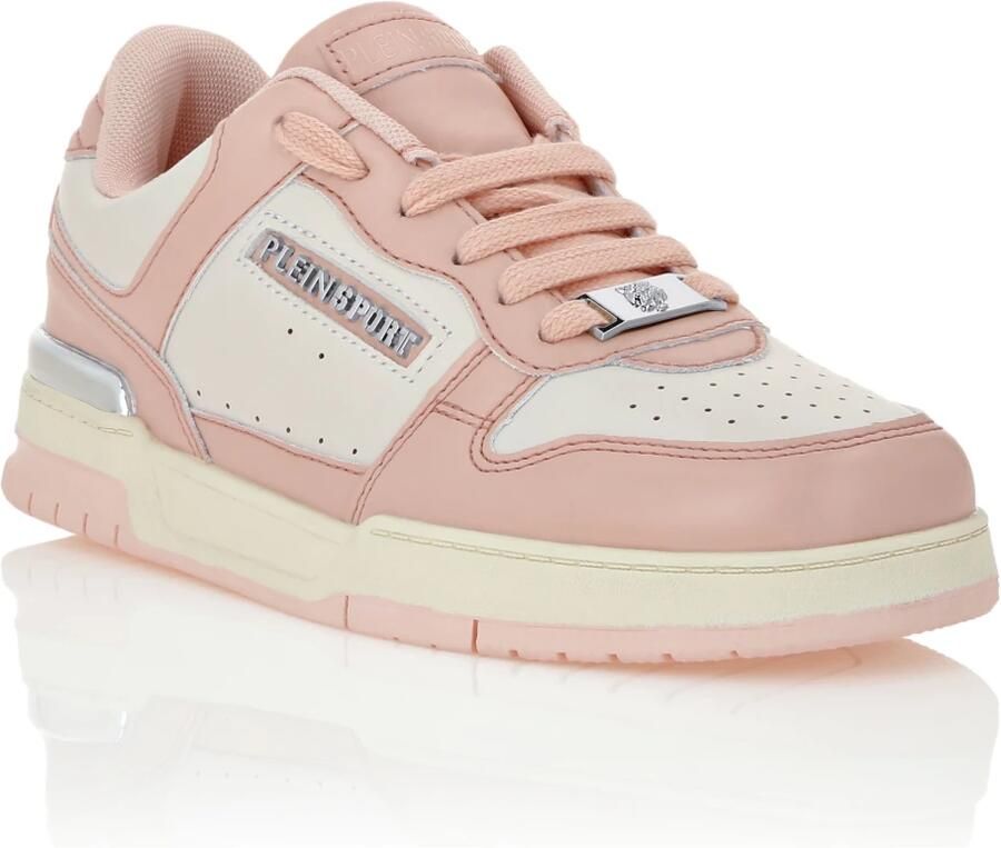 Plein Sport Sneakers laag rosa wit - Foto 3