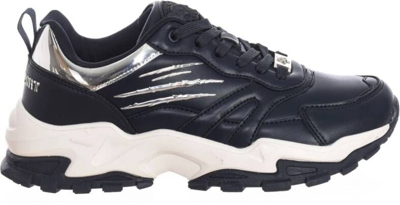 Plein Sport Klassieke ronde neus sneakers Black Heren