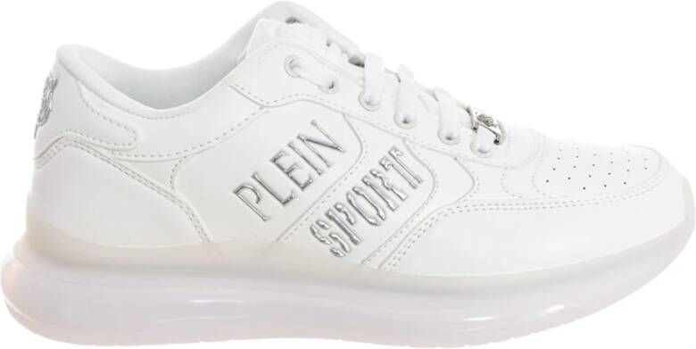 Plein Sport Heren Synthetische Sneakers met Rubberen Zool White Heren