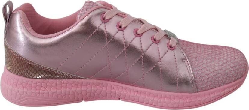 Plein Sport Veelzijdige Roze Sneakers voor Vrouwen Roze Dames