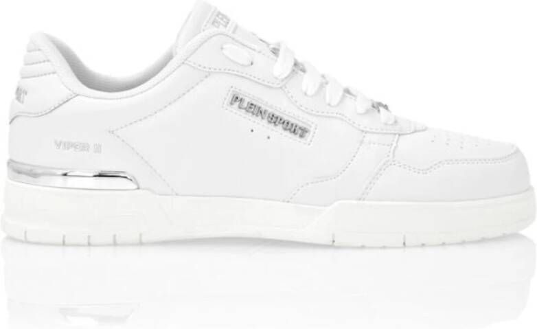 Plein Sport Lage Top Tiger Sneaker Wit White Heren