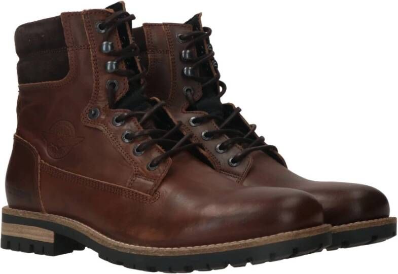 PME Legend PME Cargo Tanker Veterboots Laarzen Met Veters Heren Cognac - Foto 4