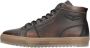 PME Legend Bruin Tinten Titon Hoge sneakers Leren Sneaker Heren Bruin - Thumbnail 3