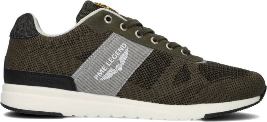 PME Legend Sneakers Dornierer Heavy knit Suede Khaki (PBO2203260 8208) - Foto 4