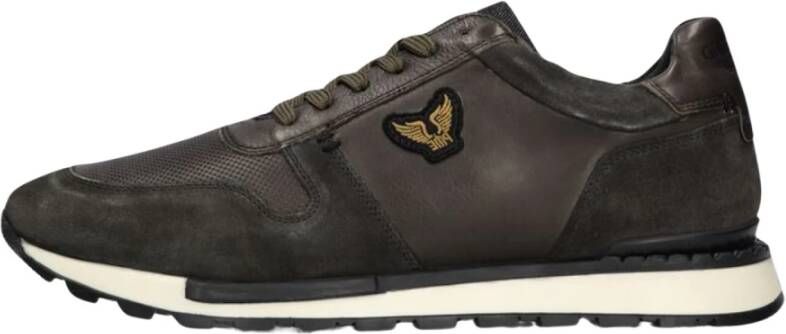PME Legend Khaki Leren Sneakers Keyland Green Heren