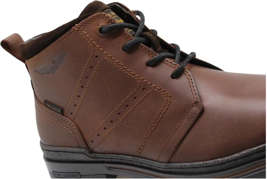 PME Legend P.M.E. Tarmac DB-10 Cognac D21 Hoge Veterschoenen Mat Bruin Leer Heren Bruin - Foto 15