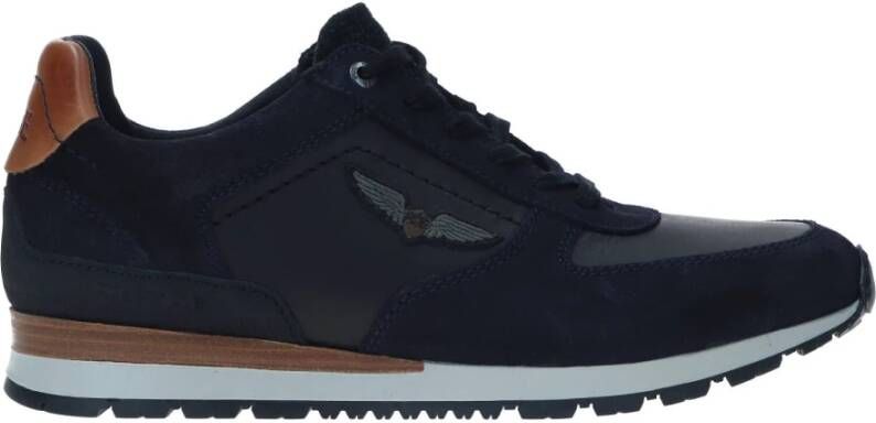 PME Legend PME Lockplate sneaker Blauw Heren