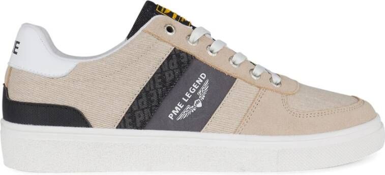 PME Legend Beige Sneakers met Grijze Accents Multicolor Heren - Foto 4
