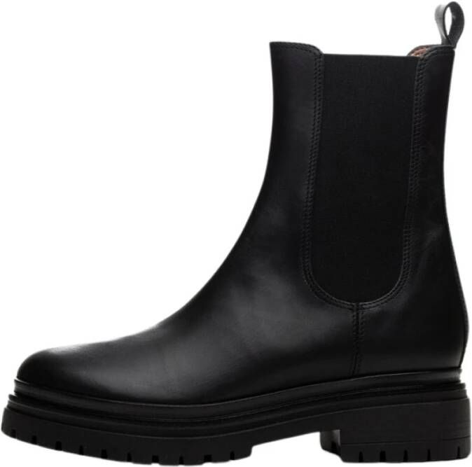 Poche Paris Enkellaarzen Black Dames