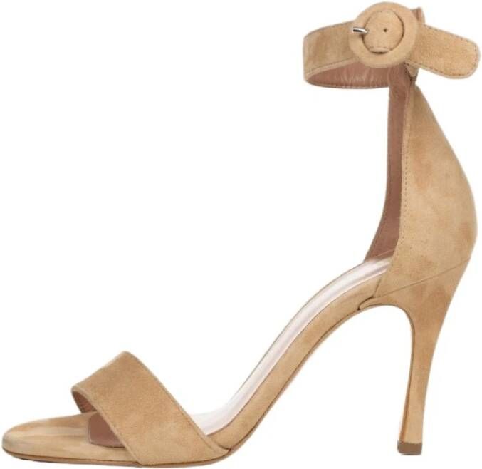 Poche Paris Stijlvolle Sandalen Beige Dames