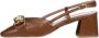 Poche Paris Stijlvolle Sandalen Brown Dames - Thumbnail 1