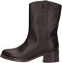 PS Poelman Esmee Enkelboots Enkellaarsjes Dames Bruin - Thumbnail 3