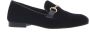 Poesie Veneziane Blauwe Velvet Clamp Loafers - Thumbnail 1