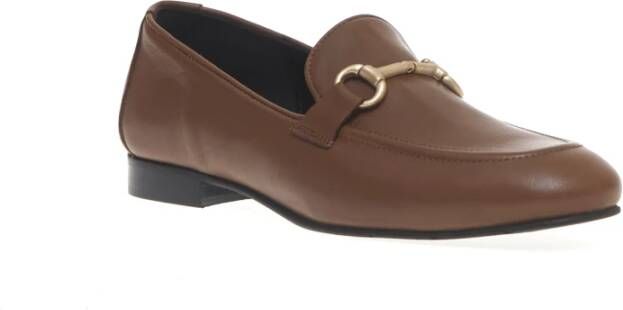 Poesie Veneziane Cuoio Moccasins voor vrouwen Brown Dames