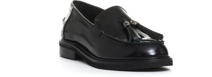 Poesie Veneziane Zwarte Kwast Loafer Schoenen - Foto 2