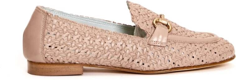 Poesie Veneziane Roze Gewatteerde Leren Loafers Pink Dames