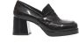 Poesie Veneziane Zwarte Lakleren Loafers Aw23 - Thumbnail 1