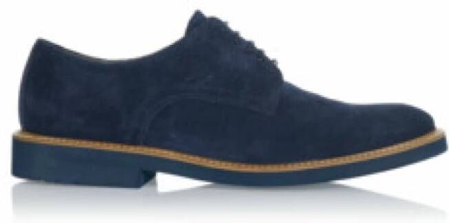 Pollini Blauwe Heren Sneaker Comfortabel en Stijlvol
