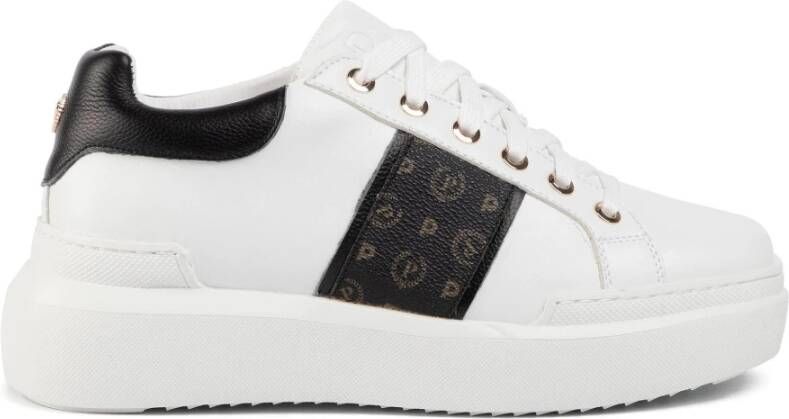 Pollini Dames Lage Sneakers Synthetisch Leer Black Dames