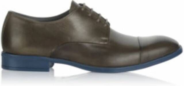 Pollini Groene Heren Sneaker Comfortabel en veelzijdig
