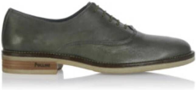 Pollini Groene herensneaker comfortabel en stijlvol