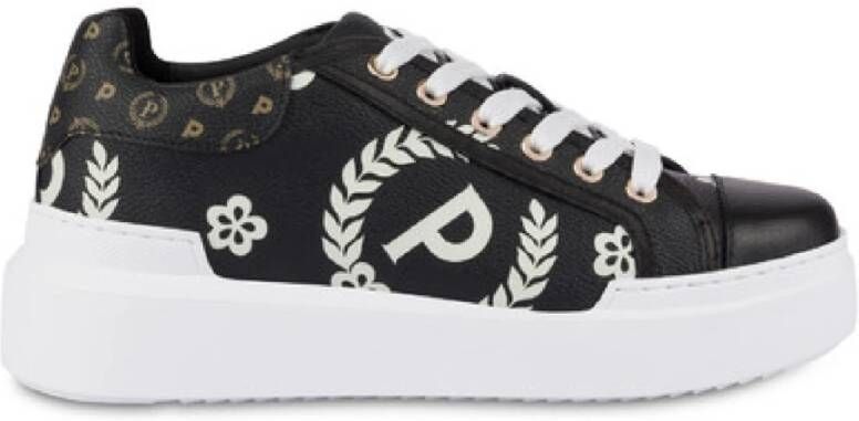 Pollini Heritage Day SI Sneakers met Macro Patroon Zwart Dames