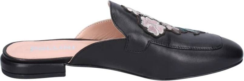 Pollini Leren Damesandalen Stijlvol Black Dames