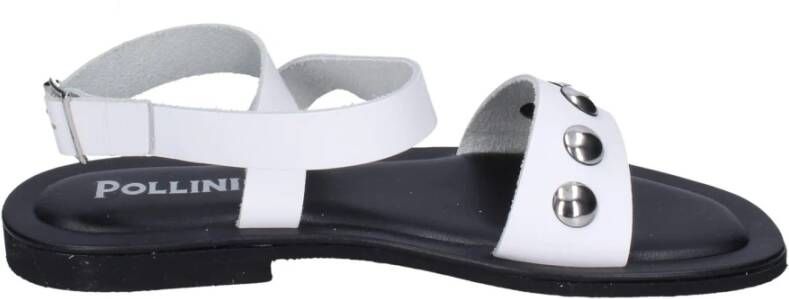 Pollini Leren Damesandalen Stijlvol Comfort White Dames