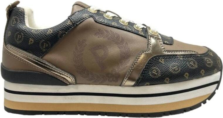 Pollini Lage Sneakers Brown Dames