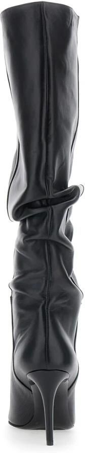 Pollini Hoge Laarzen Met Puntige Neus Van Leer - Foto 2