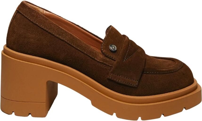 Pollini Mocassini Camoscio