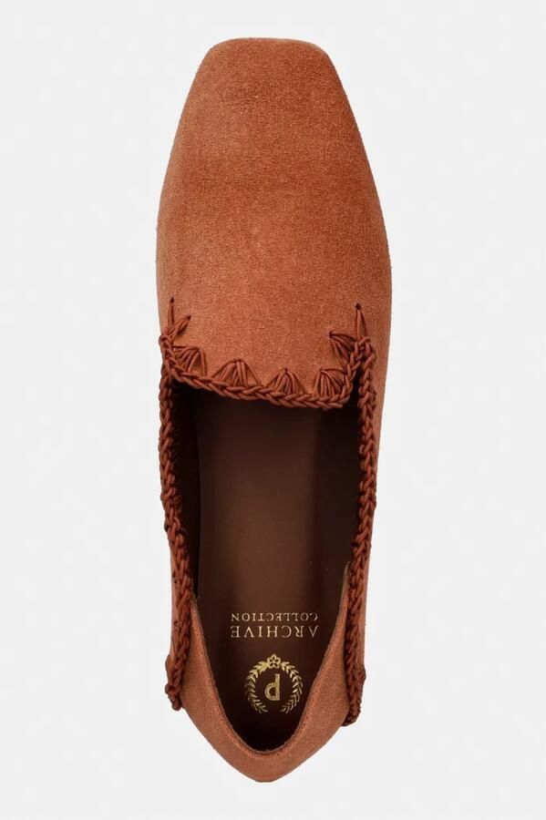 Pollini Sienna Whipstitch-Trim Loafers - Foto 4