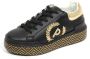 Pollini Veganistische leren schoenen in zwart goud - Thumbnail 1