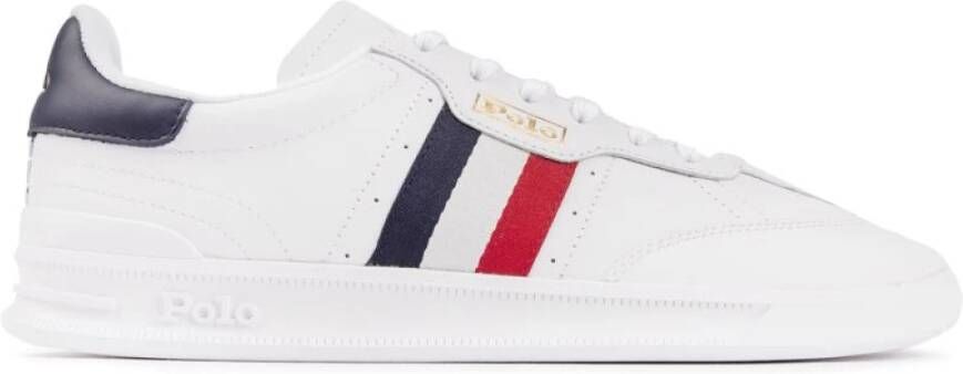 Polo Ralph Lauren Aera Stripe Trainers Wit Heren